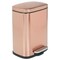 mDesign Step Trash Can, Garbage Bin with Removable Liner Bucket